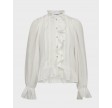 Melina Frill Shirt - White