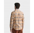 Skotskternet flannel skjorte - Caramel Beige