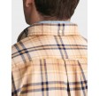 Skotskternet flannel skjorte - Caramel Beige