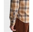 Skotskternet flannel skjorte - Caramel Beige