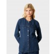 Annie Denim Blouse - Dark Blue