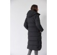 Savannah Long Puffer Coat - Black