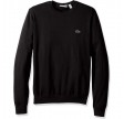 Round Neck Tricot Sweater, Black