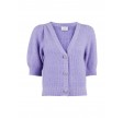 Marsia diamond knit cardigan - light lavender
