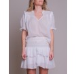 Neo Noir Rimma smock blouse - white