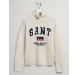 Gant tag wool turtleneck - cream