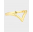 Åben v. ring - guld