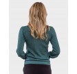 Loline solid knit blouse - støvet grøn