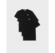 Lacoste 3 C-neck Slim T-shirts - sort