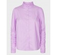 Sandy Poplin Puff Shirt - Purple