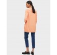 Viril open L/S Knit Cardigan - coral