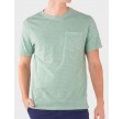Outwashed T-shirt m. Lomme - Mint