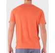 Outwashed T-shirt m. Lomme - Orange