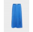Satine nederdel - Royal blue