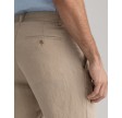 Relaxed linen shorts - dry sand
