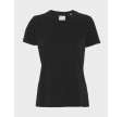 Women light organic T-shirt - Deep black