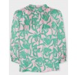 Elly shirt - Grøn/lyserød