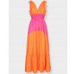 Callum mazza block kjole - Orange
