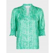 Diana ditsy glow blouse - grøn