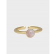 Ring med sten - rosa kvarts