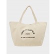K/Rue St Guillaume Canvas Tote, Natural
