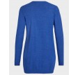 Viril Open L/S Knit Cardigan - Mazarine Blue