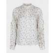 Cole petite flower blouse - Offwhite
