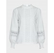 Katie Embroidery blouse - Hvid