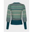 Dary stripe knit blouse - Grøn