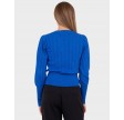 Dary lyrex knit blouse - Blå
