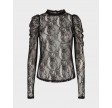 Leena lace blouse - Black