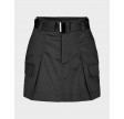 Marshall crop pocket skirt - Black