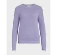 Vidalo o-neck l/s knit - Sweet lavender