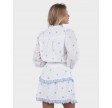 Porto dress - White/blue