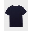 Boys' Crew Neck Cotton Jersey T-shirt - navy