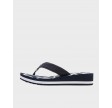 Tommy Robe M Wedge Sandal - Space Blue