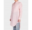 Skjortekjole i hør - Sweet Pink