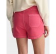 Relaxed Sunfaded Shorts - Magenta Pink