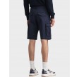 Relaxed fit cargo shorts - Marine