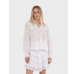 Aroma S Voile Blouse - White