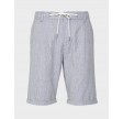 Checked Pleat Shorts - Blue