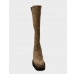 Dusty Long Tariff - Taupe suede