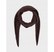 Misty Knit Scarf - Dark Brown