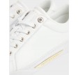 Golden HW Court Sneaker - White/Gold