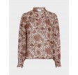 Rhia Vintage Paisley Blouse - Beige