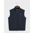 Quilted Windcheater Vest - Evening Blue