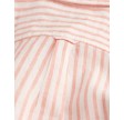 Linen Stripe Shirt - Peachy Pink