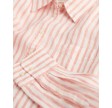 Linen Stripe Shirt - Peachy Pink