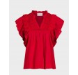 Jayla S Voile Top - Red