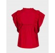 Jayla S Voile Top - Red